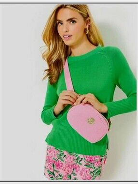 Lilly Pulitzer Jeanie Belt Bag in HTF Color: Conch 🐚 Shell Pink🩷